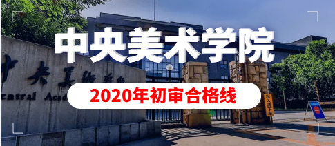 2020年中央美术学院专业初审合格线
